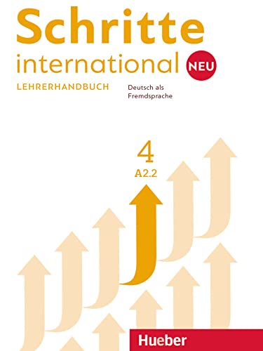 Beispielbild fr Schritte international Neu 4: Deutsch als Fremdsprache / Lehrerhandbuch (SCHRINTNEU) zum Verkauf von medimops