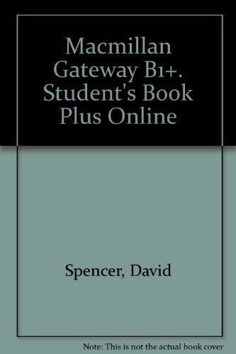 9783196929287: Macmillan Gateway B1+. Student's Book Plus Online