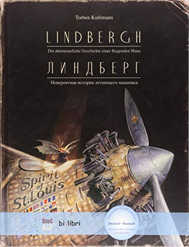 9783196995985: Lindbergh. Kinderbuch Deutsch-Russisch mit MP3-Hrbuch zum Herunterladen: Die abenteuerliche Geschichte einer fliegenden Maus