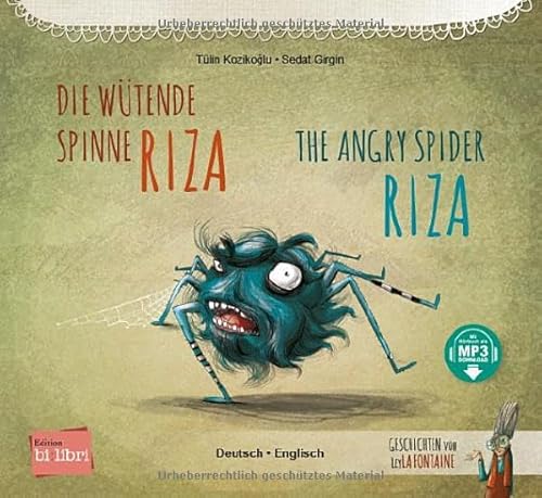 Stock image for Die wtende Spinne Riza. Deutsch-Englisch for sale by GreatBookPrices