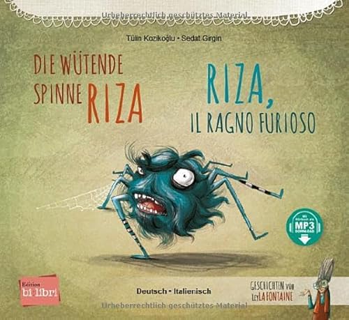 Stock image for Die wtende Spinne Riza. Deutsch-Italienisch for sale by GreatBookPrices