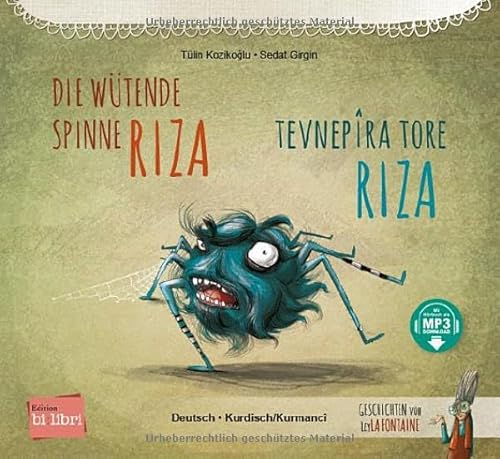 Stock image for Die wtende Spinne Riza. Deutsch-Kurdisch/Kurmanc for sale by GreatBookPrices