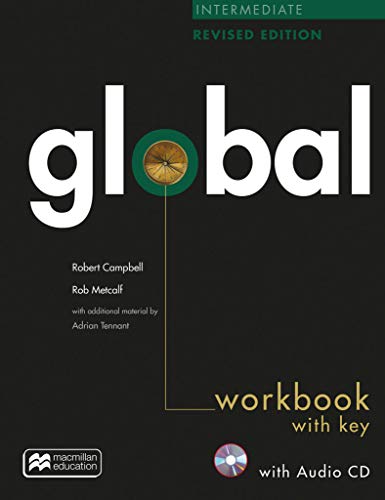 Stock image for Global revised edition: Intermediate / Workbook with Key and Audio-CD for sale by medimops