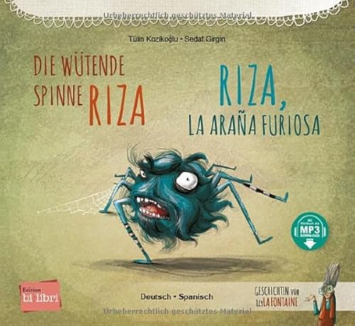 Stock image for Die wtende Spinne Riza. Deutsch-Spanisch for sale by GreatBookPrices