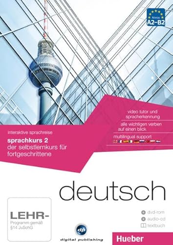 9783198930090: interaktive sprachreise sprachkurs 2 deutsch: der selbstlernkurs fr fortgeschrittene / Paket: 1 DVD-ROM + 1 Audio-CD + 1 Textbuch