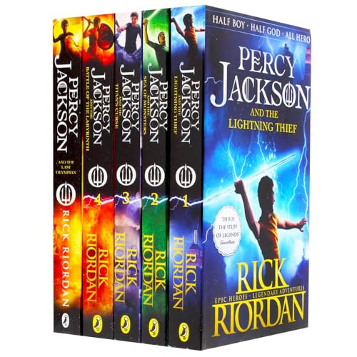 9783200329072: Percy Jackson Rick Riordan 5 Books Collection Pack Set(Percy Jackson and the Lightning Thief,Percy Jackson and the Battle of the Labyrinth,Percy Jackson and the Titan's Curse,Percy Jackson and the Sea of Monsters, Percy Jackson and the Last Olympian)