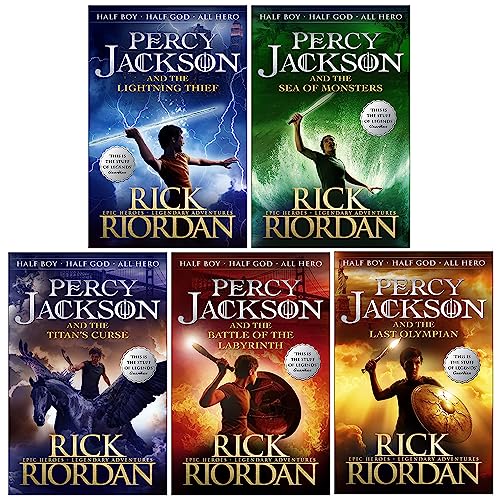 9783200329515: Percy Jackson Rick Riordan 5 Books Collection Pack Set(Percy Jackson and the ...