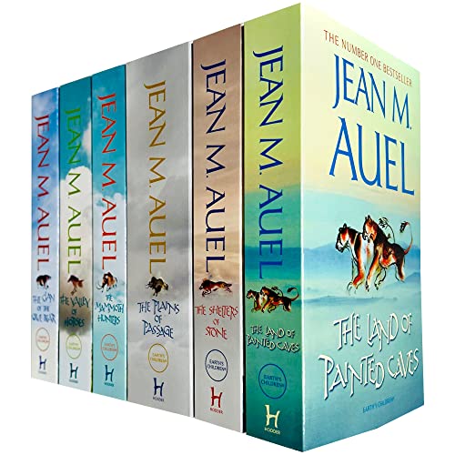 9783200330856: Jean M Auel 6 Books Earths Children Collection Pack Set (The Valley of Horses...