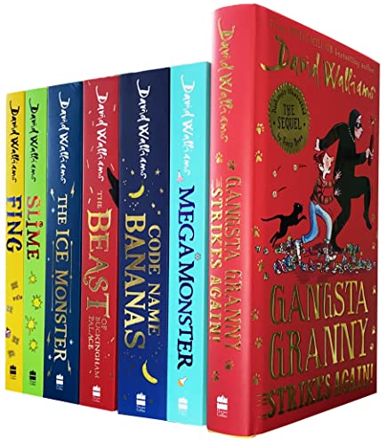 9783200331068: David Walliams Collection 7 Books Set (Gangsta Granny Strikes Again, Mega Monster, Code Name Bananas, Slime, The Ice Monster, Find and MORE!)