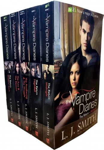 The Vampire Diaries Story Collection L J Smith 7 Titles in 5 Books Set TV  Tie Edition (ITV 2 TV Series) (The Awakening, The Struggle, The Fury, The  Reunion, Nightfall, Shadow Souls, Midnight): 9783200331488 - AbeBooks