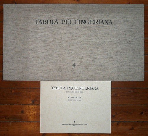 Tabula peutingeriana. Codex Vindobonensis 324. Vollständige Faksimile-Ausgabe im Originalformat. - o.A.