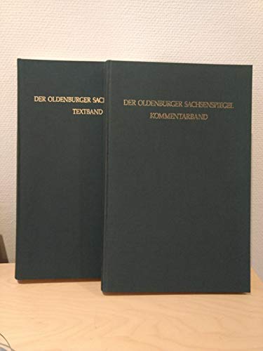 9783201016230: Der Oldenburger Sachsenspiegel: Vollständige Faksimile-Ausgabe im Originalformat des Codex picturatus Oldenburgensis CIM I 410 der Landesbibliothek ... CI. Commentarium Vol. CI*) (German Edition)