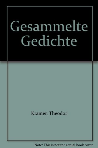 9783203508474: Gesammelte Gedichte