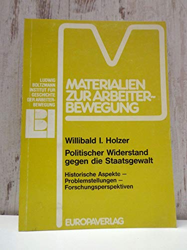 9783203509020: Politischer Widerstand gegen die Staatsgewalt