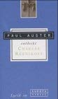 9783203843056: Paul Auster entdeckt Charles Reznikoff - Reznikoff, Charles