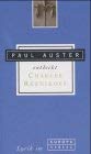 Stock image for Paul Auster entdeckt Charles Reznikoff for sale by medimops