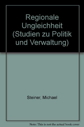 Beispielbild fr Regionale Ungleichheit zum Verkauf von medimops