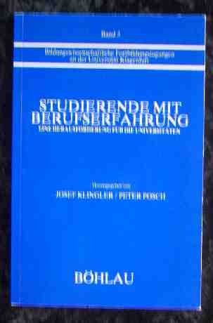 Beispielbild fr Studierende mit Berufserfahrung. zum Verkauf von SKULIMA Wiss. Versandbuchhandlung