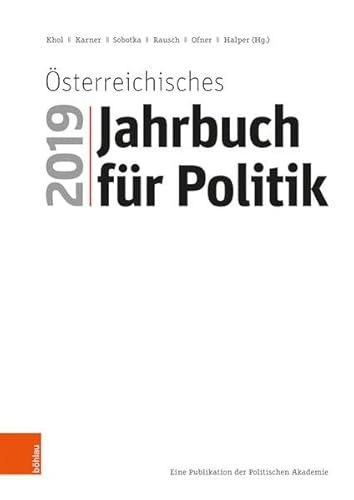 Beispielbild fr sterreichisches Jahrbuch fr Politik 2019 zum Verkauf von Buchmarie