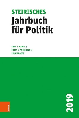 9783205211730: Steirisches Jahrbuch fr Politik 2019 (Steirisches Jahrbuch Fur Politik)