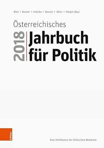 Beispielbild fr sterreichisches Jahrbuch fr Politik 2018 zum Verkauf von Buchmarie