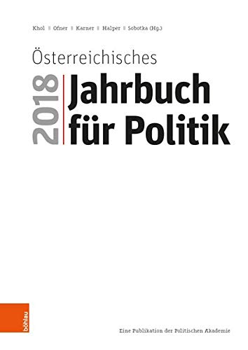 9783205232186: Osterreichisches Jahrbuch fur Politik 2018