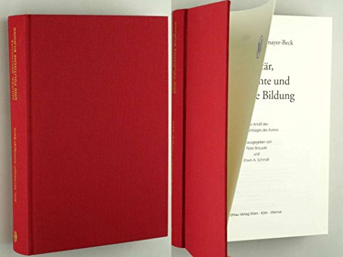 Stock image for Militr, Geschichte und Politische Bildung. Aus Anla des 85. Geburtstages des Autors. Hrsg. v. P. Broucek u. E. A. Schmidl. for sale by Mller & Grff e.K.