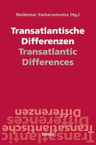 Beispielbild fr Transatlantische Differenzen /Transatlantic Differences zum Verkauf von medimops