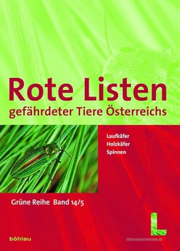 Stock image for Rote Listen gefhrdeter Tiere sterreichs: Laufkfer, Holzkfer, Spinnen. Checklisten, Gefhrdungsanalysen, Handlungsbedarf von Klaus Peter Zulka Klaus Peter Zulka Klaus Peter Zulka Klaus Peter Zulka for sale by BUCHSERVICE / ANTIQUARIAT Lars Lutzer