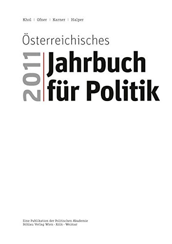 9783205787853: sterreichisches Jahrbuch fr Politik 2011