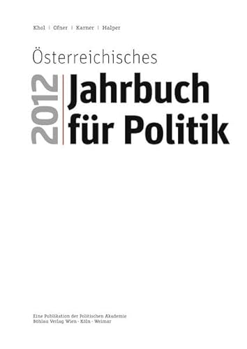 Stock image for sterreichisches Jahrbuch fr Politik 2012 for sale by medimops