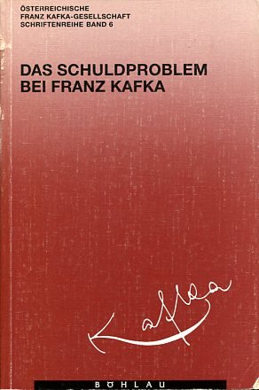 9783205982418: Das Schuldproblem bei Franz Kafka