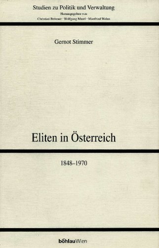 Eliten in Österreich. 1848-1970.