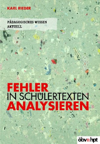 Beispielbild fr Fehler in Schlertexten analysieren zum Verkauf von medimops