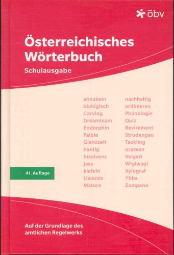 Beispielbild fr sterreichisches Wrterbuch Schulausgabe zum Verkauf von medimops