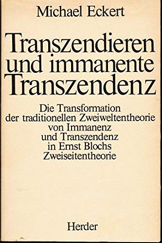 9783210246307: Transzendieren und immanente Transzendenz