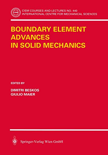 Stock image for Boundary Element Advances in Solid Mechanics for sale by Ammareal
