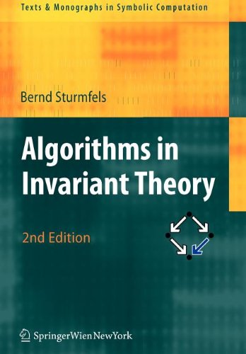 9783211101896: [(Algorithms in Invariant Theory)] [by: Bernd Sturmfels]