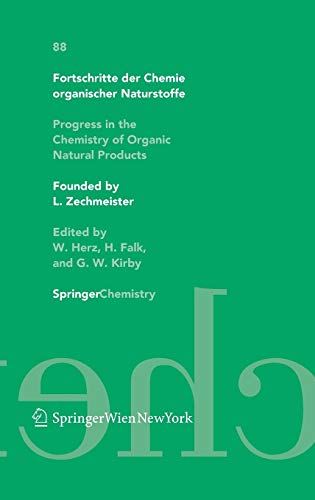 Stock image for Progress in the Chemistry of Organic Natural Products / Fortschritte Der Chemie Organischer Naturstoffe, Volume 88 for sale by The Book Exchange
