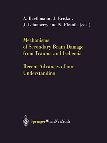 Mechanisms of secondary brain damage from trauma and ischemia.