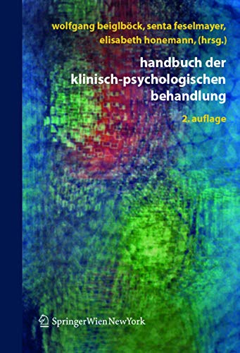 Stock image for Handbuch der klinisch-psychologischen Behandlung for sale by medimops