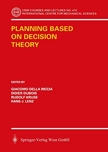 Stock image for Planning Based on Decision Theory for sale by Great Matter Books