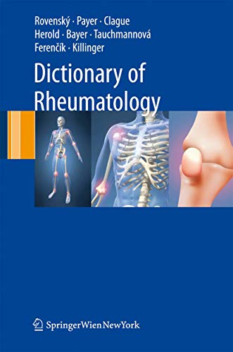 Stock image for Dictionary Of Rheumatology for sale by Basi6 International