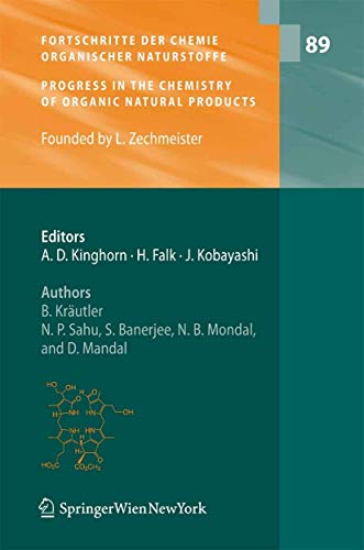 Fortschritte Der Chemie Organischer Naturstoffe / Progress In The Chemistry Of Organic Natural Pr...