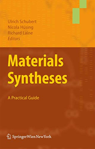 Stock image for Materials Syntheses. A Practical Guide for sale by Research Ink