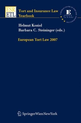 Stock image for European Tort Law 2007 for sale by Basi6 International