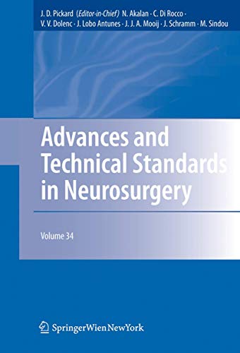 Stock image for Advances and Technical Standards in Neurosurgery, Vol. 34. for sale by Antiquariat im Hufelandhaus GmbH  vormals Lange & Springer