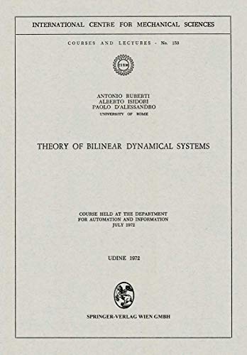 Stock image for Theory of Bilinear Dynamical Systems for sale by Chequamegon Books