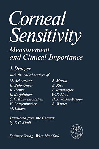 Beispielbild fr Corneal Sensitivity: Measurement and Clinical Importance zum Verkauf von medimops