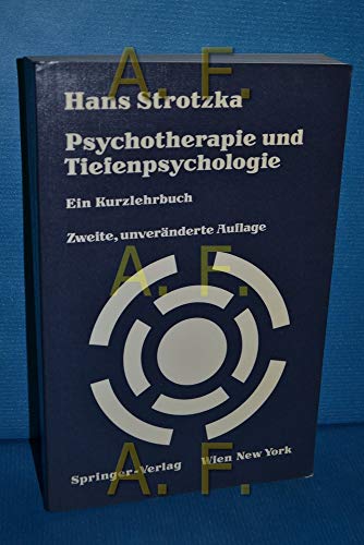 Beispielbild fr Psychotherapie und Tiefenpsychologie. Ein Kurzlehrbuch zum Verkauf von medimops